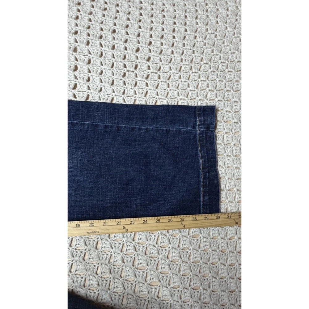 KanCan Jeans Womens Size 9/28 Blue Denim Wide Leg Stretch High Rise - Picture 5 of 10